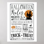 Halloween Rules Poster (Voorkant)