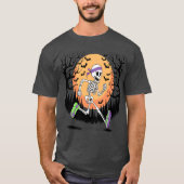 Halloween Runner Skeleton: Graphic Fitness-liefheb T-shirt (Voorkant)