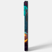 Halloween Russisch blauw Kat met pompoenen eng Case-Mate iPhone Case (Achterkant / Links)