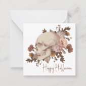 Halloween Rustic Notitiekaartje (Voorkant)