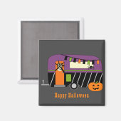 Halloween RV Camper Magneet (Voorkant / Achterkant)