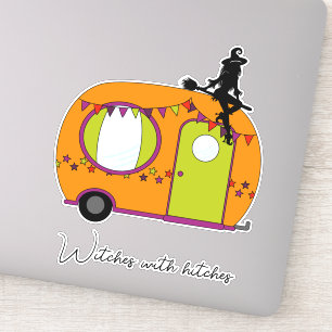 Halloween rv camper trailer sticker