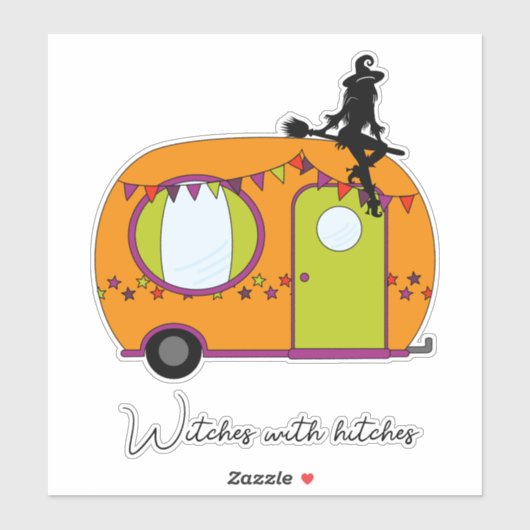 Halloween rv camper trailer sticker (Vel)