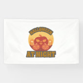 Halloween 's nachts spandoek (Horizontaal)
