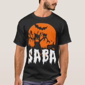 Halloween Saba Scary 31 oktober cadeau T-shirt (Voorkant)
