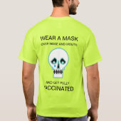 Halloween Sad Skull T-Shirt (Achterkant)