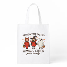 Halloween Safety Trick-or-Treat Bag