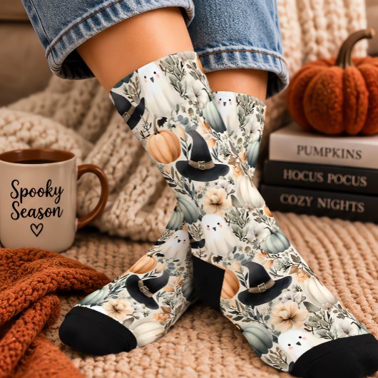 Halloween Sage Pompoen Geest Sokken