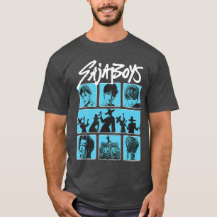 Halloween Saja Boys Duivels Groep Poster T-shirt
