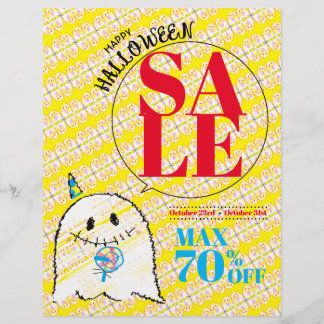 Halloween Sale Flyer-papier Flyer