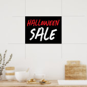 Halloween Sale Sign, Winkel Sale Poster (Keuken)