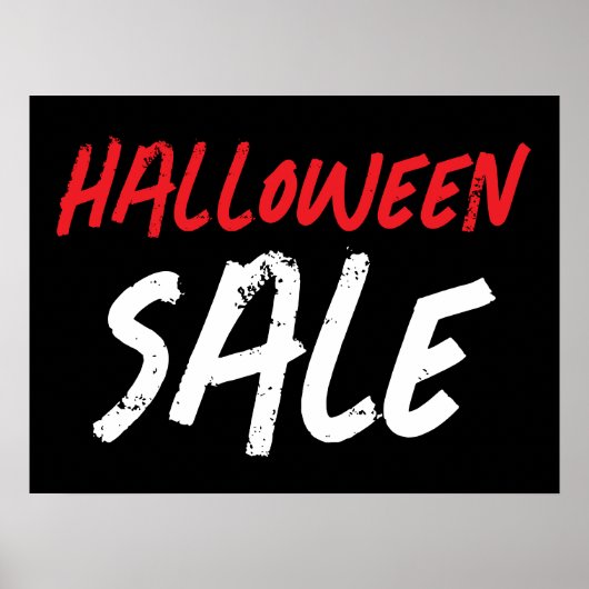 Halloween Sale Sign, Winkel Sale Poster (Voorkant)