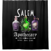 Halloween Salem Apothecary Potions Tonics Elixirs Douchegordijn (Voorkant)