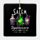Halloween Salem Apothecary Potions Tonics Elixirs Keramisch Ornament (Achterkant)