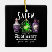 Halloween Salem Apothecary Potions Tonics Elixirs Keramisch Ornament (Voorkant)