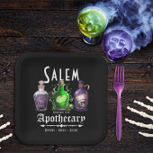 Halloween Salem Apothecary Potions Tonics Elixirs Papieren Bordje