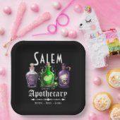 Halloween Salem Apothecary Potions Tonics Elixirs Papieren Bordje (Feest)