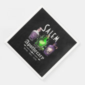 Halloween Salem Apothecary Potions Tonics Elixirs Servet (Hoek)