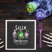 Halloween Salem Apothecary Potions Tonics Elixirs Servet