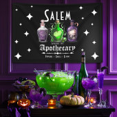 Halloween Salem Apothecary Potions Tonics Elixirs Spandoek