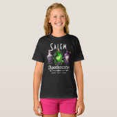 Halloween Salem Apothecary Potions Tonics Elixirs T-shirt (Voorkant volledig)
