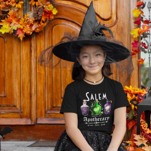 Halloween Salem Apothecary Potions Tonics Elixirs T-shirt