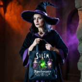 Halloween Salem Apothecary Potions Tonics Elixirs Tote Bag
