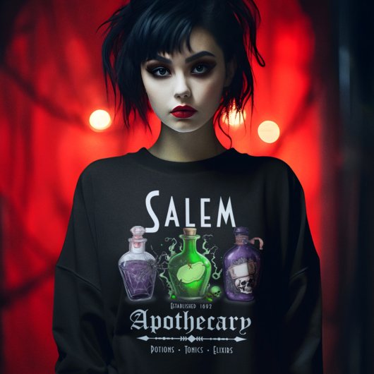 Halloween Salem Apothecary Potions Tonics Elixirs Trui