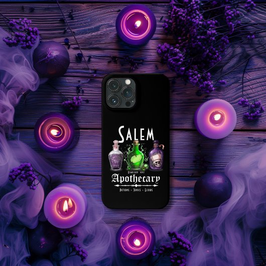 Halloween Salem Apotheek Toverdranken Tonics Elixe iPhone Hoesje