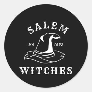 Halloween, Salem Witches Ronde Sticker