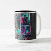 Halloween samenkomen tweekleurige koffiemok (Voorkant rechts)