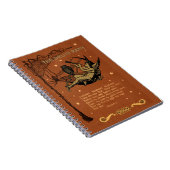 Halloween Samhain Fairy Owl Spider Web Notitieboek (Rechterzijde)