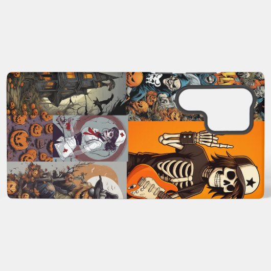 HALLOWEEN SAMSUNG GALAXY HOESJE (Achterkant horizontaal)