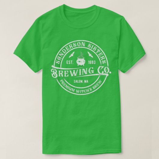 Halloween Sanderson Sisters Brewing Co V4 classiqu T-shirt (Design voorkant)