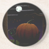 Halloween Sandstone Onderzetter (Voorkant)