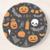 Halloween Sandstone Onderzetters (Voorkant)