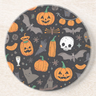 Halloween Sandstone Onderzetters