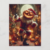 Halloween Santa Briefkaart (Voorkant)