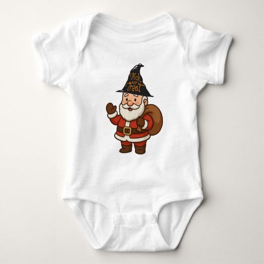 HALLOWEEN SANTA CLAUS TRICK OR TREAT T-shirt (Voorkant)