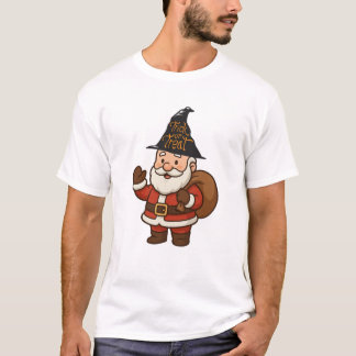 HALLOWEEN SANTA CLAUS TRICK OR TREAT T-shirt