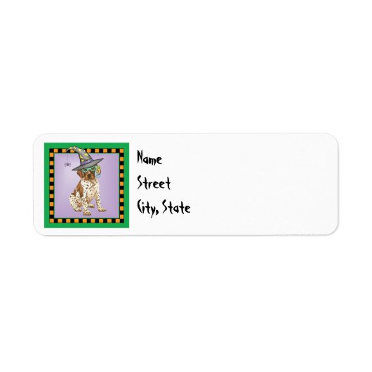 Halloween SAP Etiket (Voorkant)