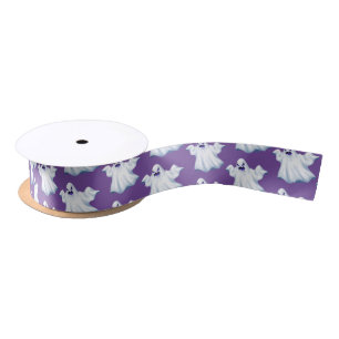 Halloween Satin Ribbon-Ghost Satijnen Lint