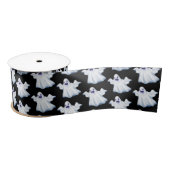 Halloween Satin Ribbon-Ghost Satijnen Lint (Spoel)