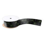 Halloween Satin Ribbon-Spider Webs Satijnen Lint (Spoel)
