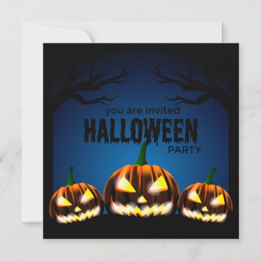 halloween save the date (Voorkant)
