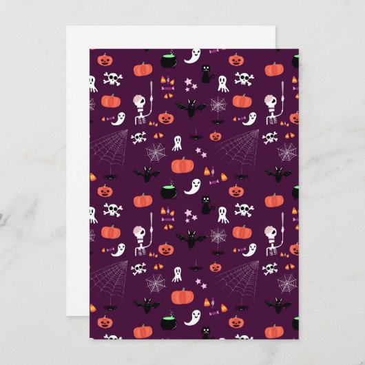 Halloween Save The Date (Voorkant / Achterkant)