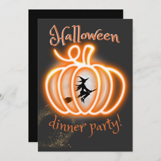 Halloween Save The Date (Voorkant / Achterkant)