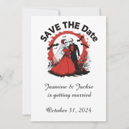 Halloween Save the Date Uitnodigen Kaart