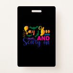Halloween say Boos and Scary on Birthday Badge<br><div class="desc">Halloween say Boos and Scary on Birthday</div>