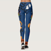 Halloween Scardy Cat Schattigee Heks Spooky Leggin Leggings (Achterkant)
